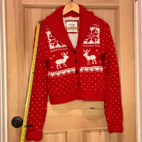 Abercrombie & Fitch Holiday Cardigan - Picture 2 of 7